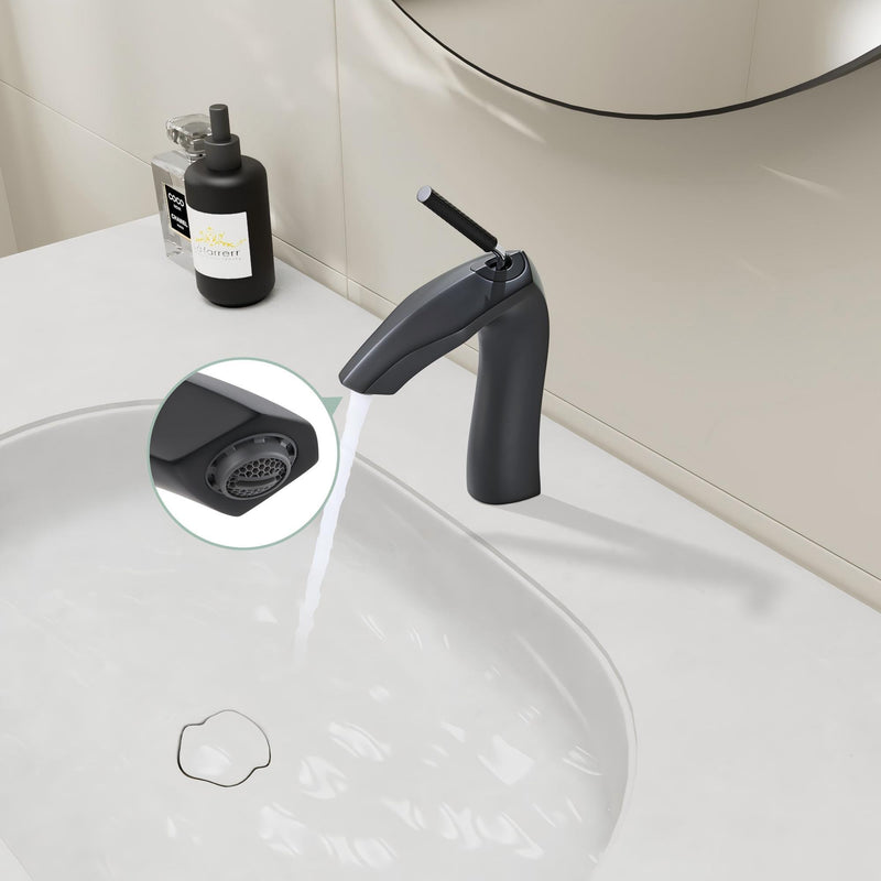 Contemporary Single Handle Lavatory Basin Sink Faucet Brass