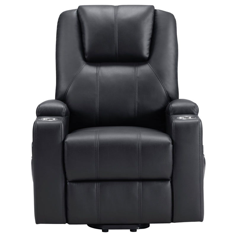 Macklin - Power Lift Massage Recliner With Heat And Dual Cupholders