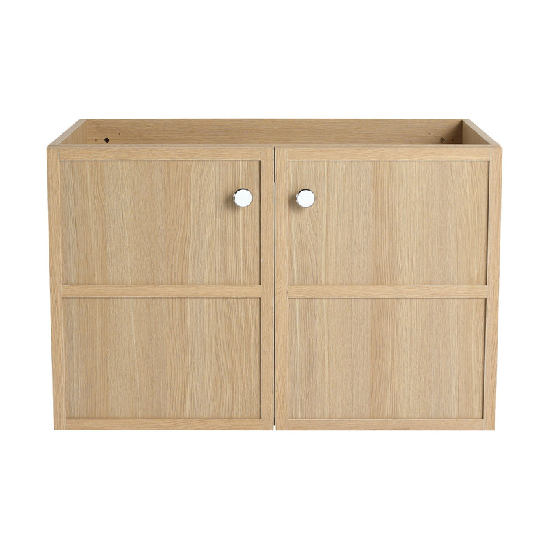 Modern Wall Mounted Bathroom Vanity With Soft Closing Doors