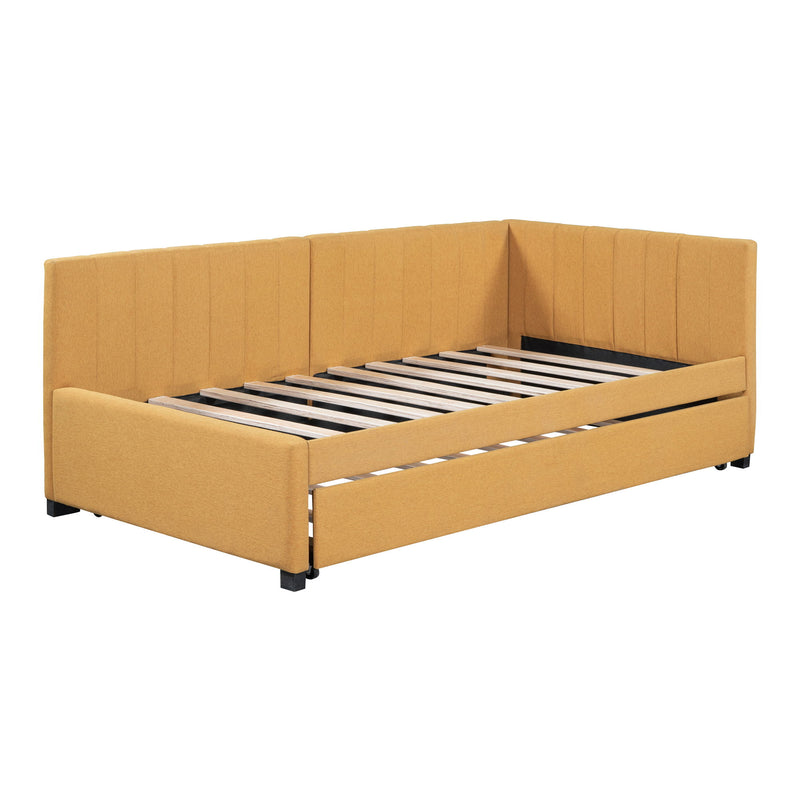 Upholstered Daybed, Sofa Bed Frame, No Box Spring Needed
