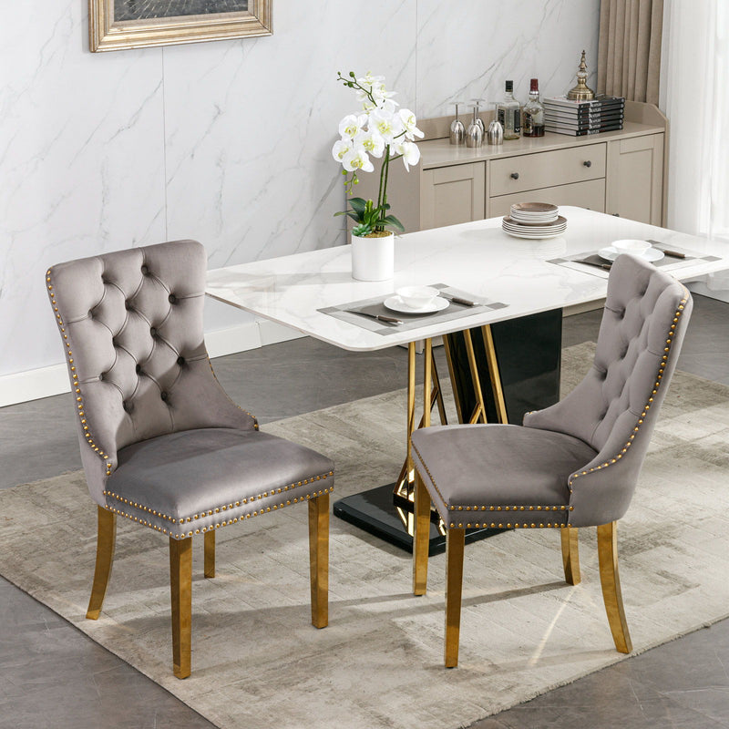 Nikki - Modern, High-End Tufted Dining Chair (Set of 2)