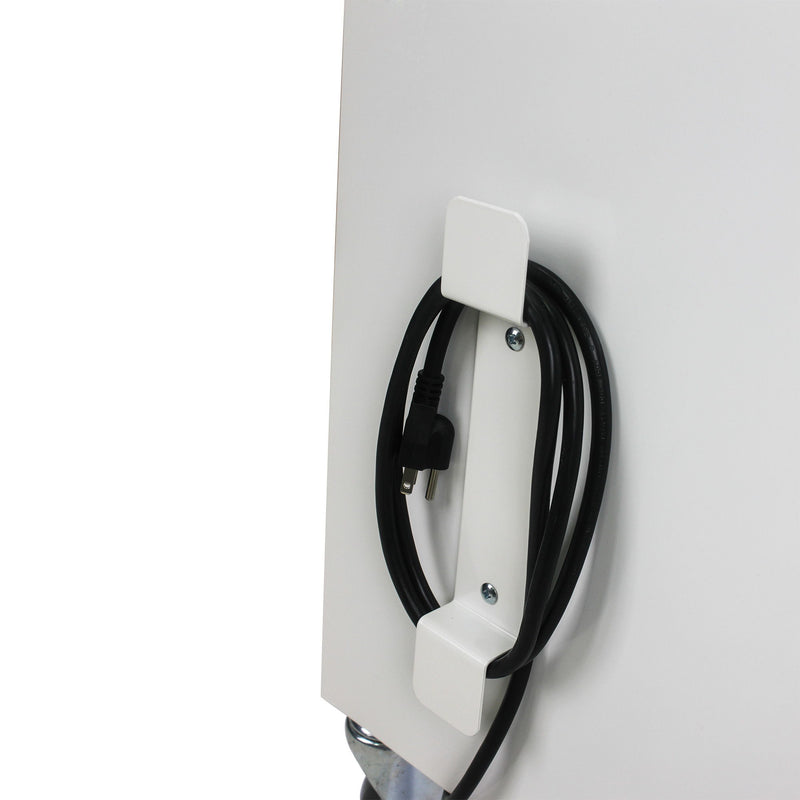 Mobile Charging Cart And Cabinet For Tablets Laptops 30 Device With Combination Lock - Antique White