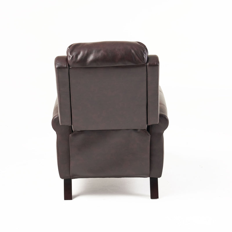 Memphis - Standard Recliner Club Chair - Burgundy