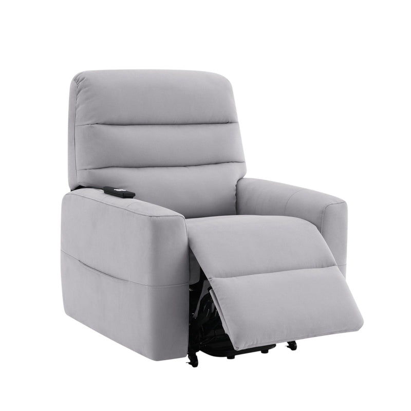 Freddie - Power Motion Recliner With Lift - Gray