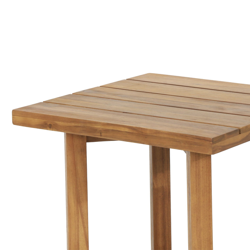 Ella - Square Side Table With Cross Stretcher Base