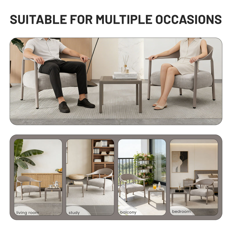 Furniture Set With Seat Cushions, Sturdy And Durable
