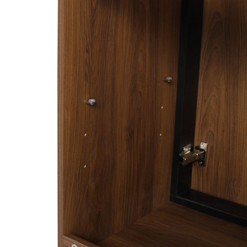 Modern Bathroom Vanity With Top Sink, Engineered Wood Storage Cabinet