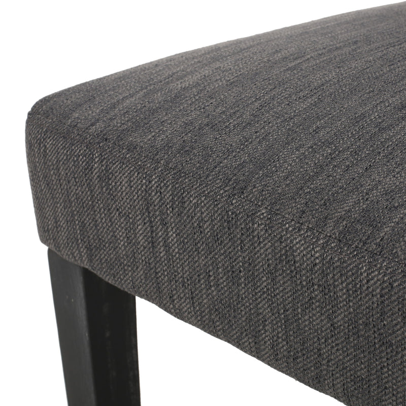 Contemporary Dining Chair With Upholstered Seating And Tapered Legs