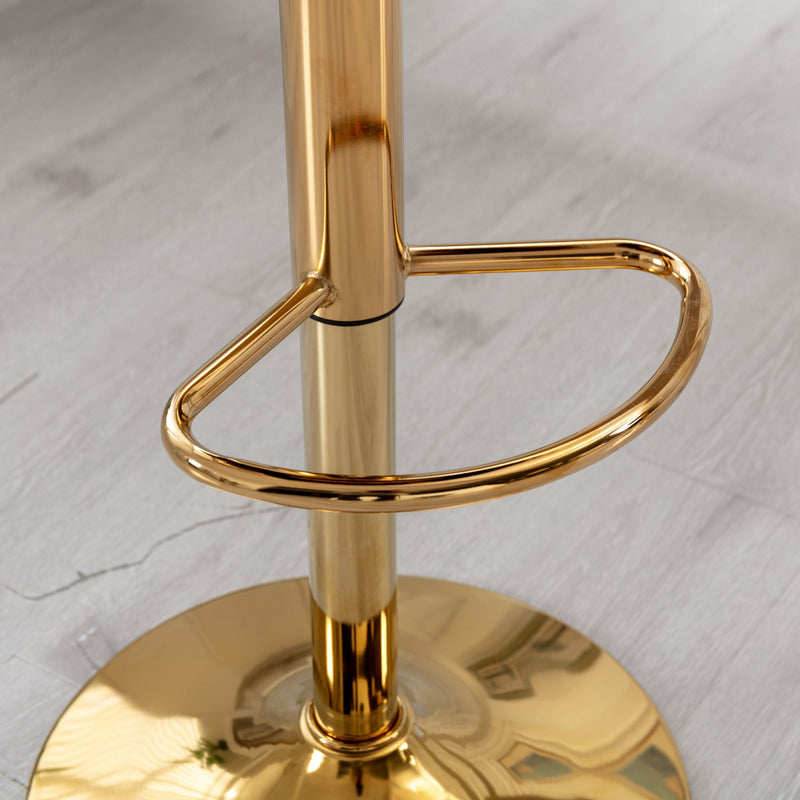Unique Design Bar Chair, 360 Degree Rotation, Adjustable Height, Suitable For Dining Room And Bar
