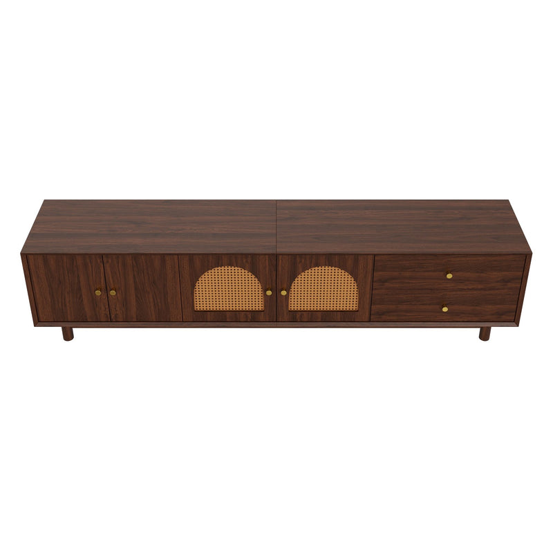 TV Stand With For 85" TVs - Walnut