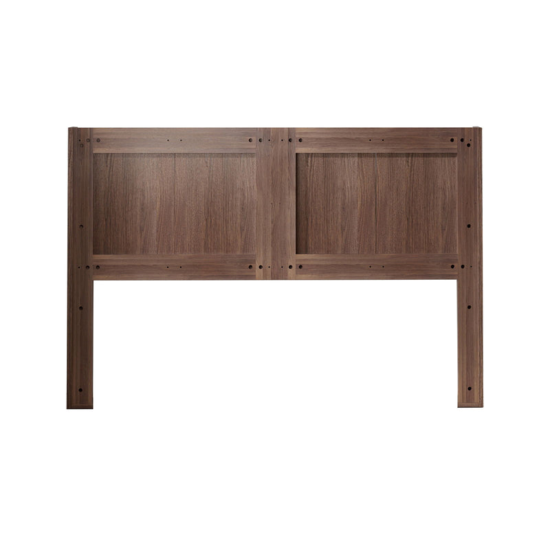 Queen Headboard Only, Fluted Panel Design - Walnut