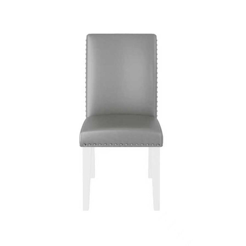 Upholstered Dining Chair With High Back Design (Set of 2)