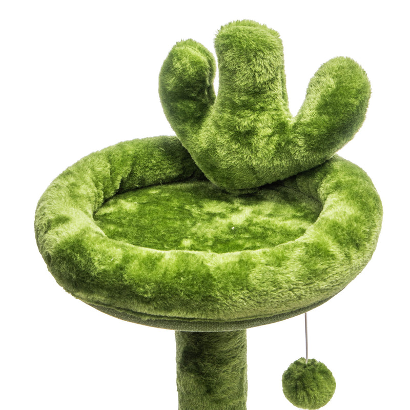 Cactus Cat Tree With Transparent Capsule