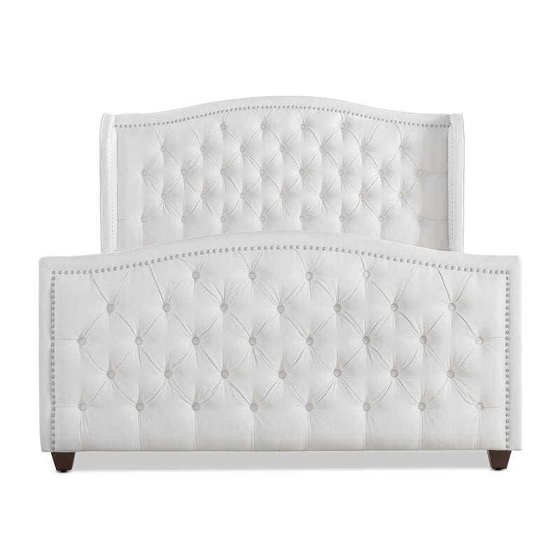 Marcella - Upholstered Shelter Headboard Bed