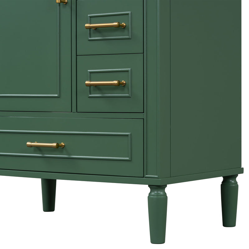 Traditional Bathroom Vanity Set With Soft Close Doors