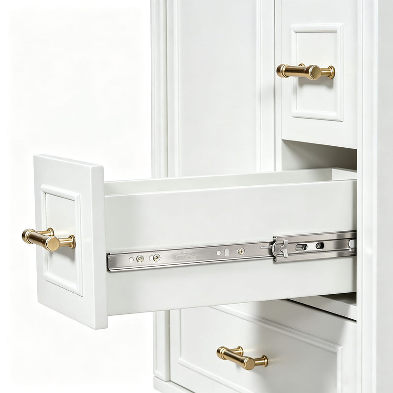 Modern Bathroom Vanity With Sink, Soft Close Doors, 3 Drawers
