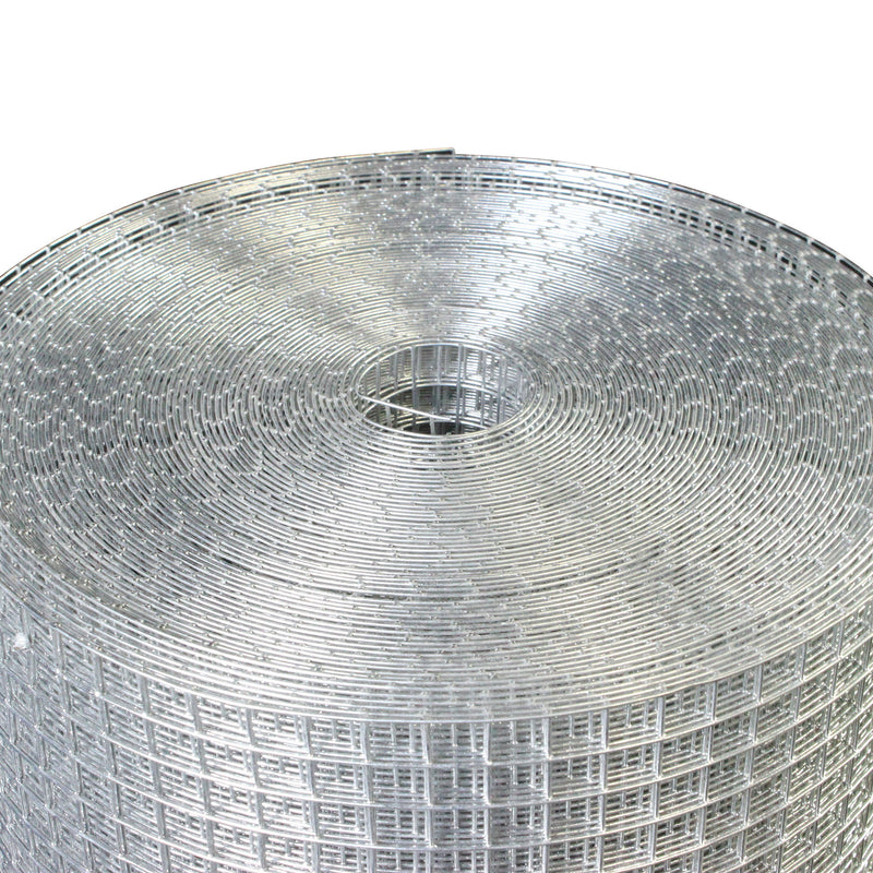 Galvanized Hardware Cloth, Gauge Welded Metal Wire Fence Roll For Garden And Animal Protection - Silver