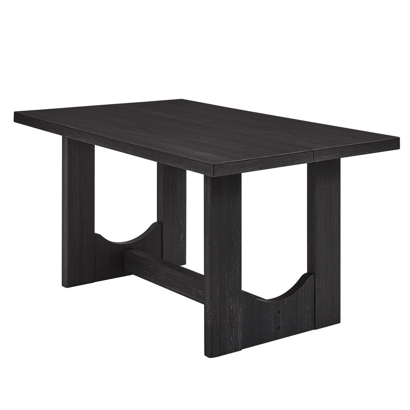 Dining Table Set, Rectangular Kitchen Table With Upholstered Chairs