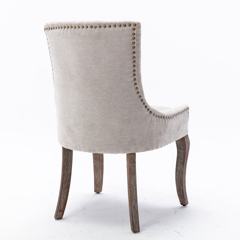 Ultra - Side Dining Chair, Nail Head (Set of 2)