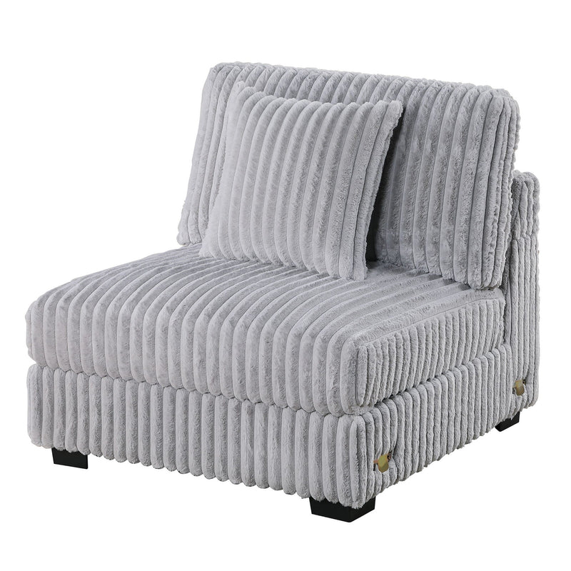 Contemporary Style Modular Sectional Sofa Set With USB, Cup Holder