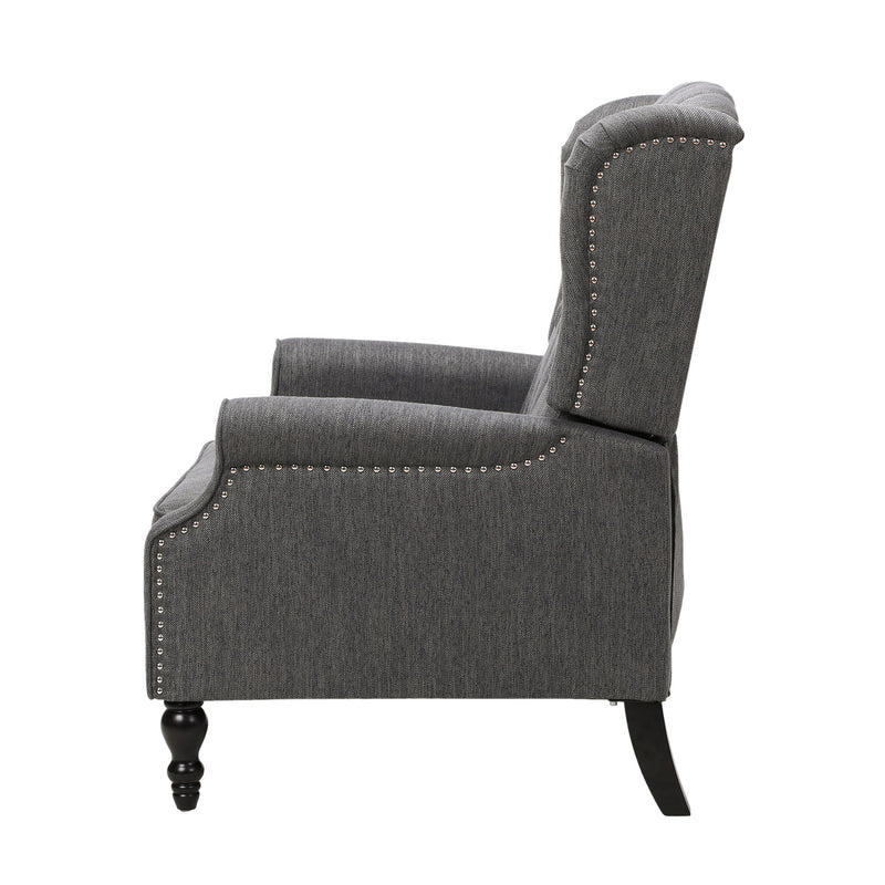 Dunham - Contemporary Fabric Tufted Oversized Pushback Recliner