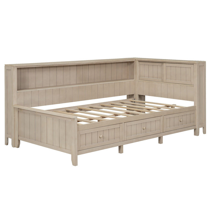 Daybed With Storage Shelves