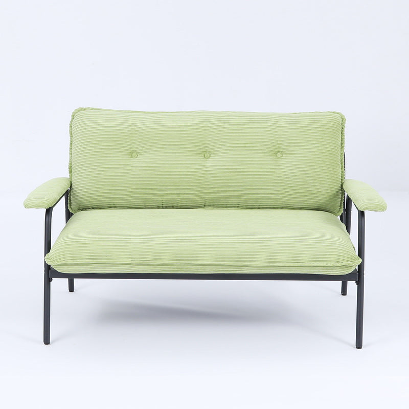 Modern Metal Frame Sofa With Sponge Filling For Compact Spaces And Versatile Use