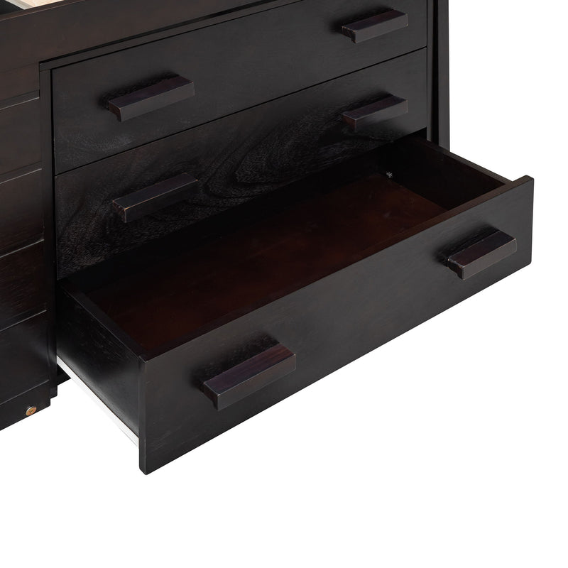Loft Bed With Cabinet And Shelf
