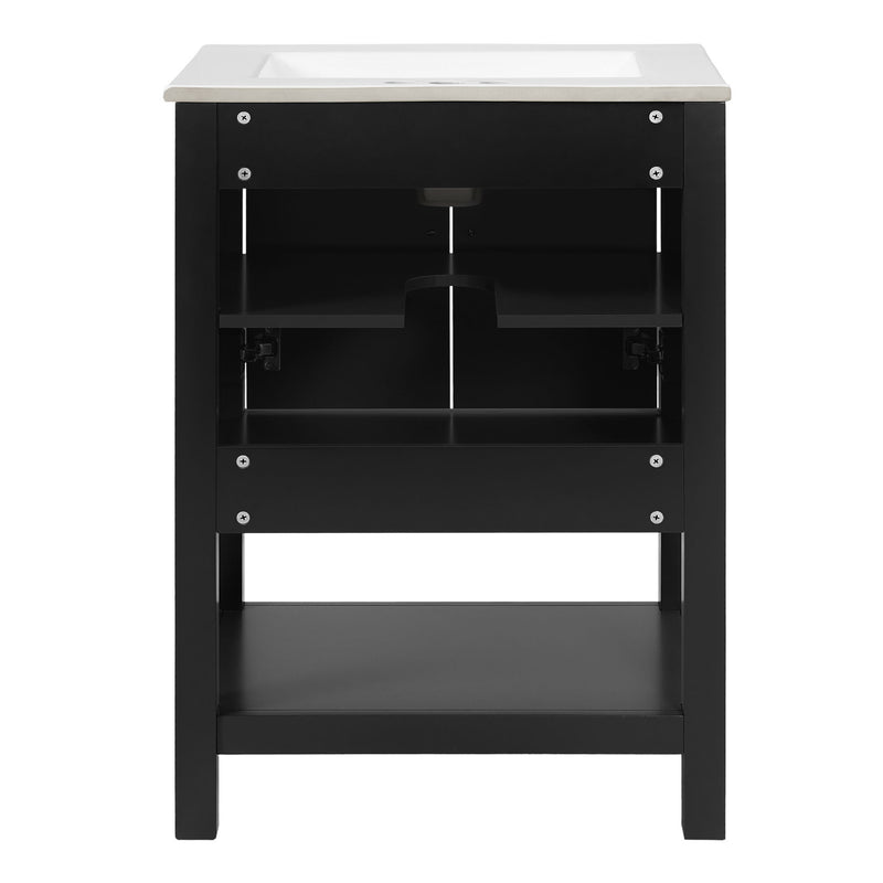 Modern Bathroom Vanity With Elegant Twill Design