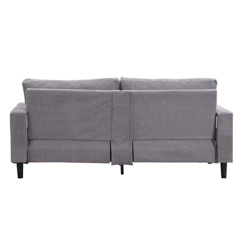 Modern Upholstered 3 Seat Sofa, High Resilience