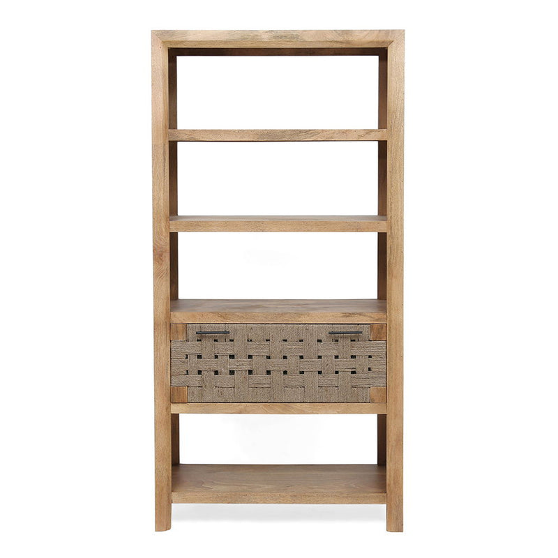 Shelf With Drawer - Beige Brown