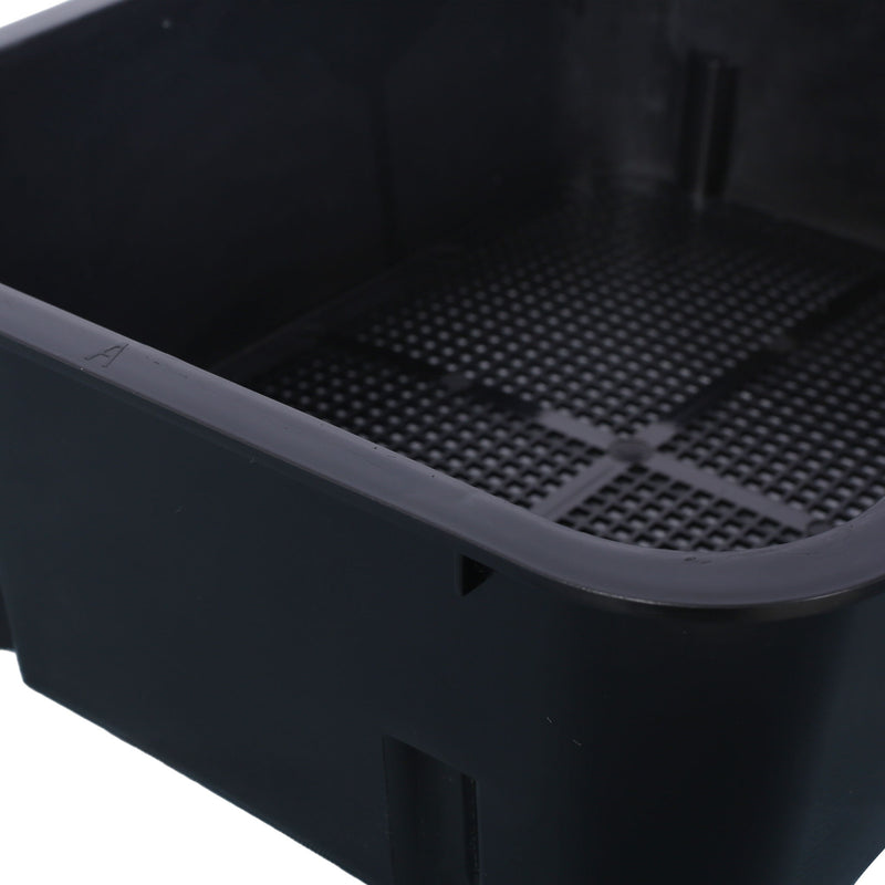 Eco Friendly 5 Layer Worm Compost Bin With 50L Capacity, Easy Setup Plastic Worm Farm Kit - Black
