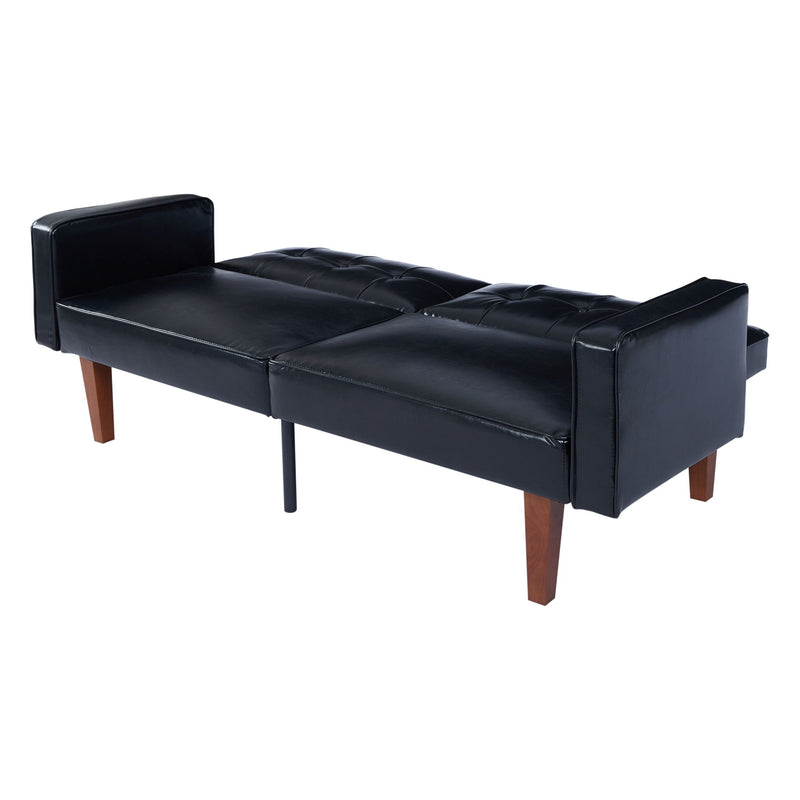 3 Position Split Back Futon Sofa Bed For Living Room