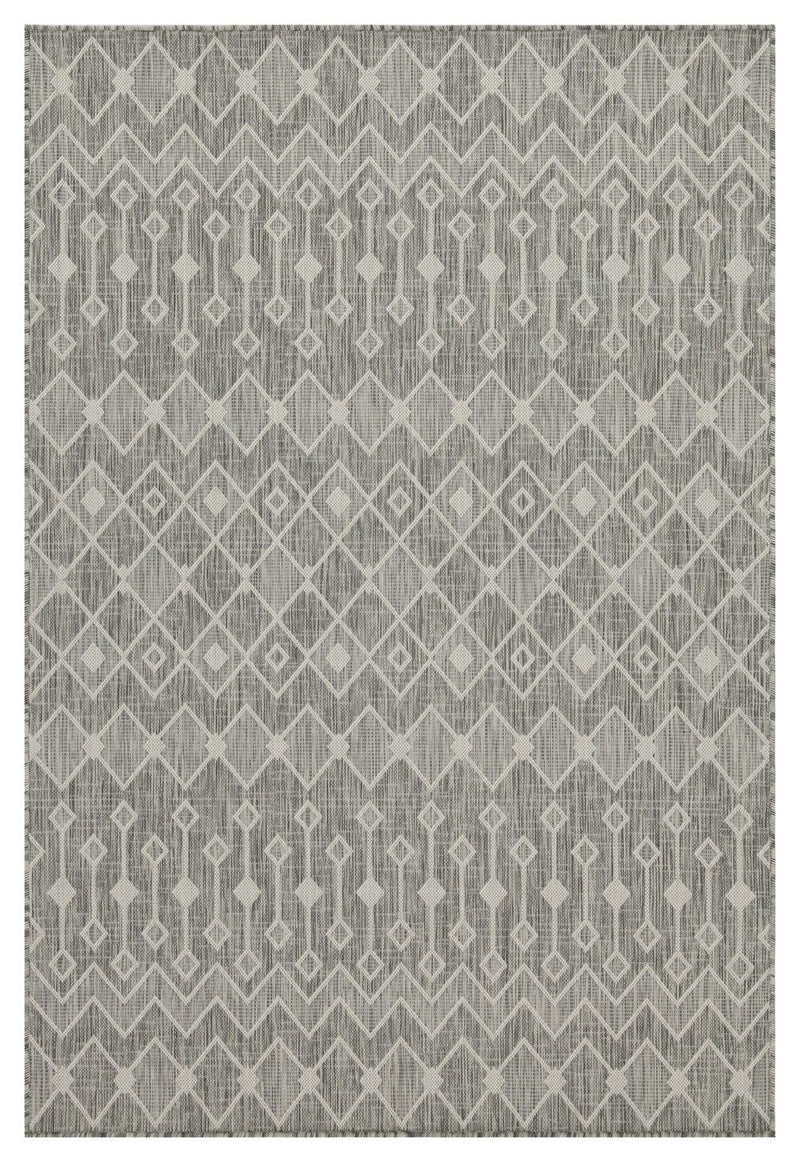 Sunshine - 5'3" X 7'3" Indoor & Outdoor Area Rug Polypropylene - Silver