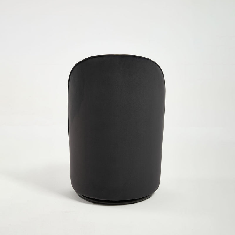 360 Degree Swivel Armless Dining Barrel Chair