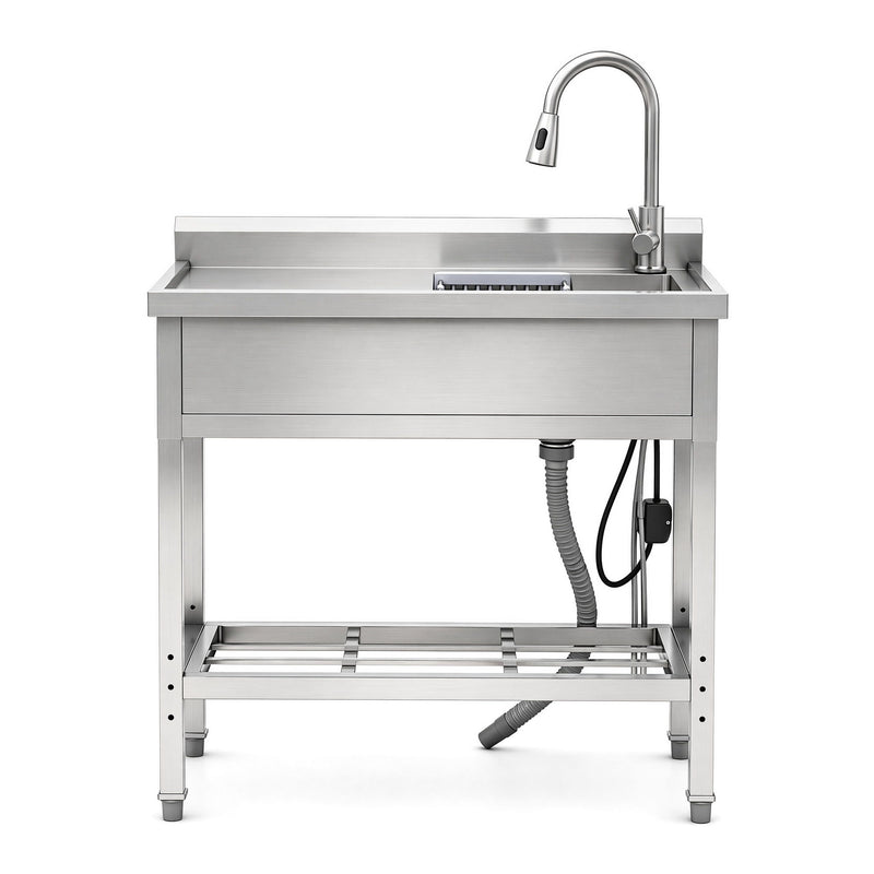 Freestanding Utility Sink With Accents
