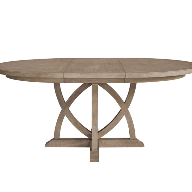 Round Dining Extendable Dining Table - Sand