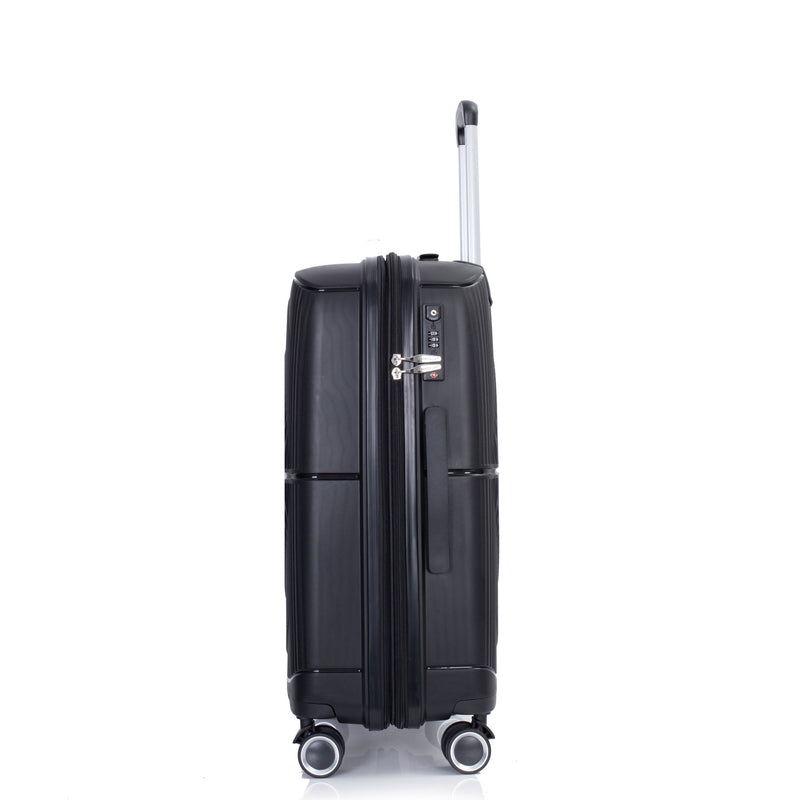 Expandable Hardshell Suitcase Double Spinner Wheels Luggage Sets