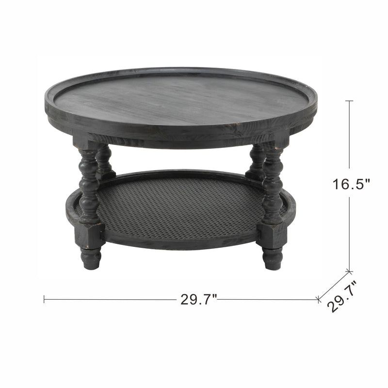 Round 2 Tiered Side Tabel, End Tabel For Lving Room Bedroom Entryway