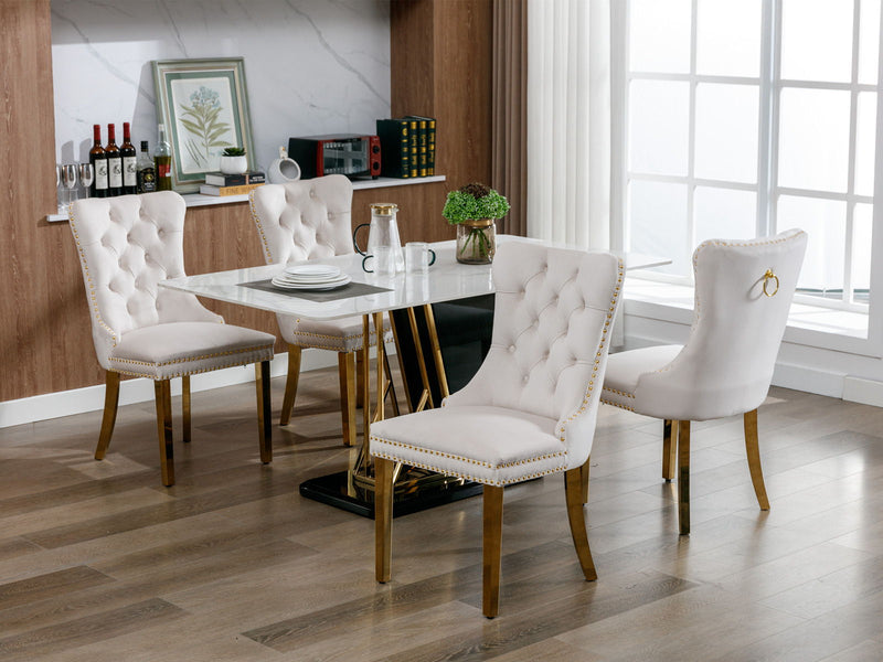 Nikki - Modern, High-End Tufted Dining Chair (Set of 2)