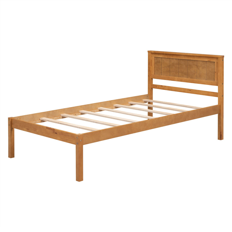 Platform Bed Frame With Headboard