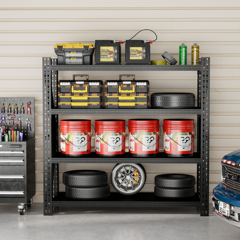 Heavy Duty 4 Shelf Garage Shelving Unit