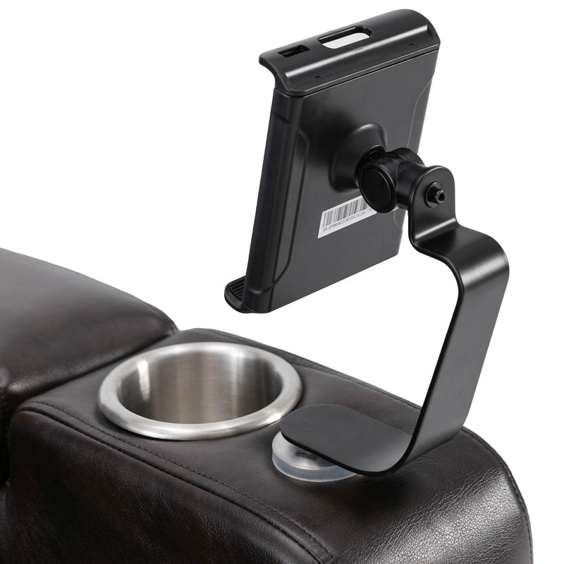 Power Recliner & Storage Arms, Cupholders, Swivel Tray Table And Cell Phone Stand