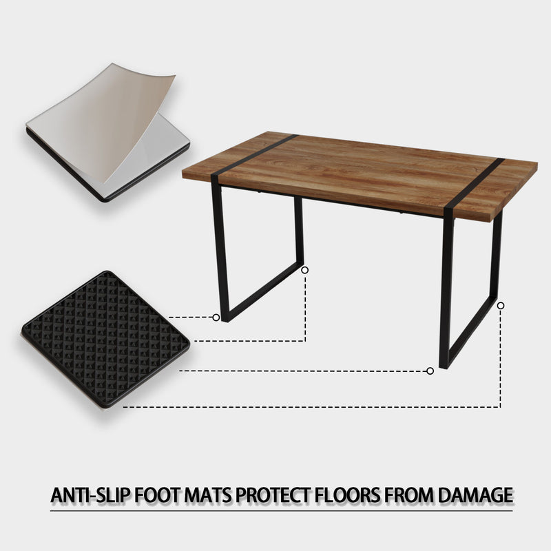 Rectangular Dining Table, 4 - 6 Person Capacity - Wood