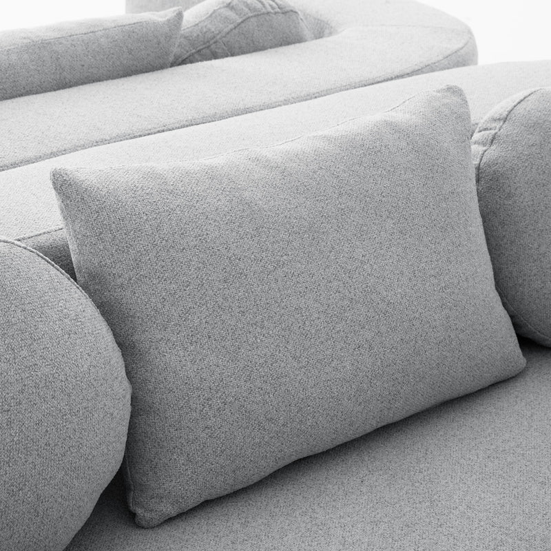 Boneless - Couch Modular Sectional Sofa With Deep Seating And Curved Design