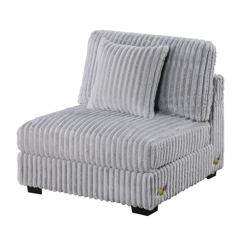 Contemporary Style Modular Sectional Sofa Set With USB, Cup Holder