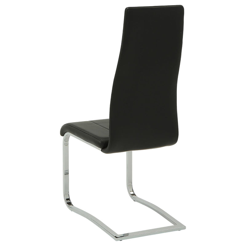 High Back Side Chairs Dining Chairs With Padded Upholstery (Set of 4)