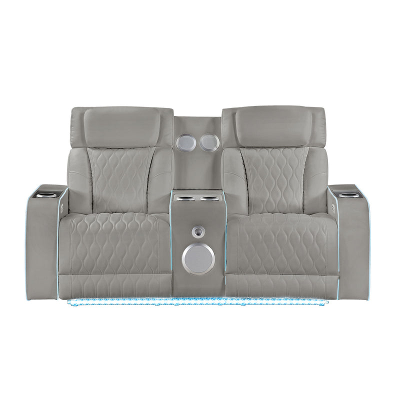 Electra - Power Reclining Set With Power Headrests, Massage And LED Lighting