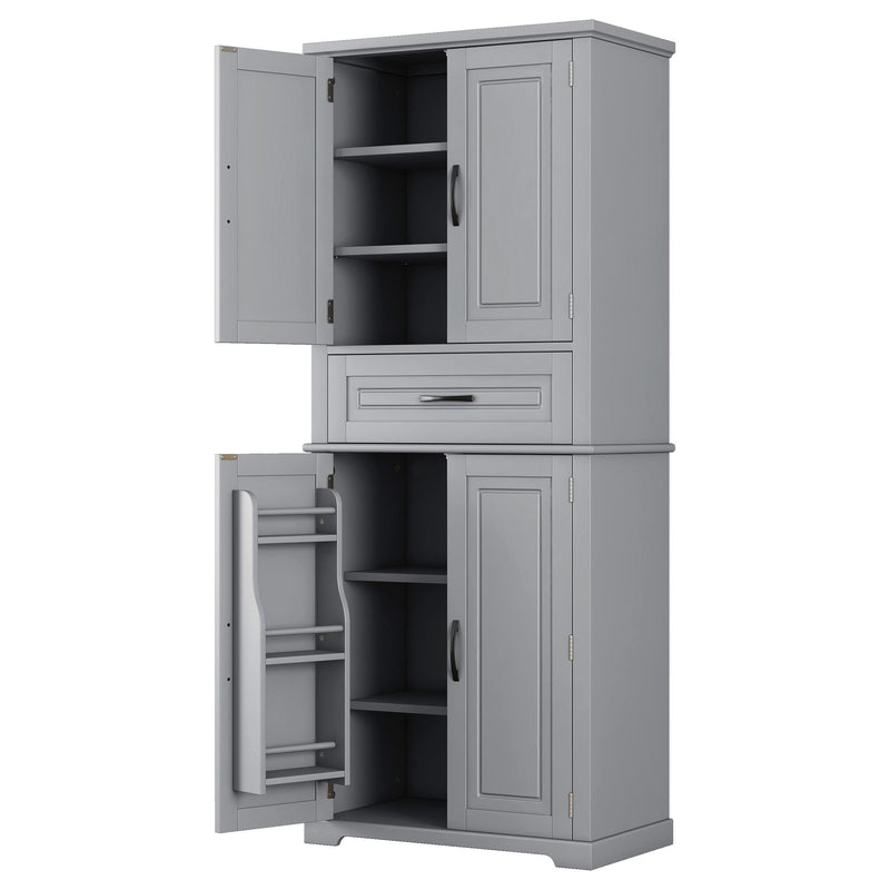 Bathroom Storage Cabinet With Multifunctional Storage Space, Drawer With Slide Rails, Adjustable Shelf