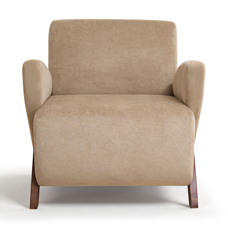 Lounge Accent Chair For Living Room - Beige Coffee